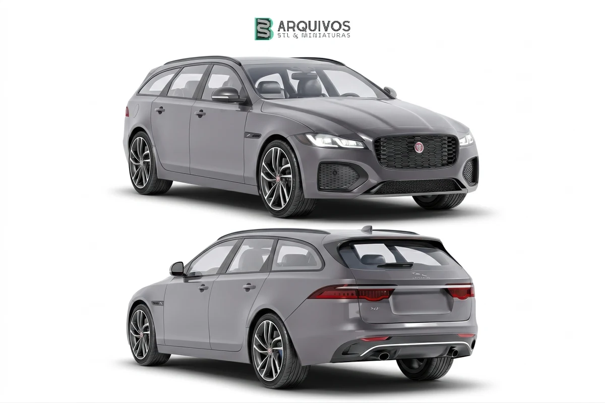 Modelo 3D STL - Jaguar XF Sportbrake — foto 3